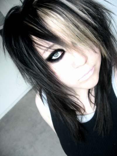 emo girls hairstyles pictures