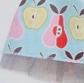 *sale*Apples and Pears skirt with matching diaper cover size 1T