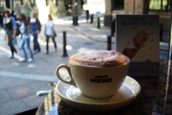  want good coffee (I don't actually know of any cafes in London) – Cafe 