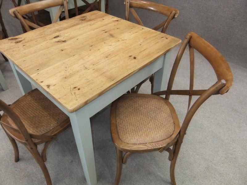 SET OF 5 RUSTIC PINE RESTAURANT CAFE TABLES PUB TABLES eBay
