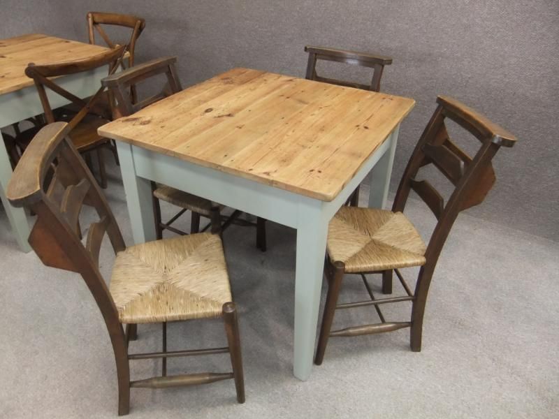 SET OF 5 RUSTIC PINE RESTAURANT CAFE TABLES PUB TABLES eBay