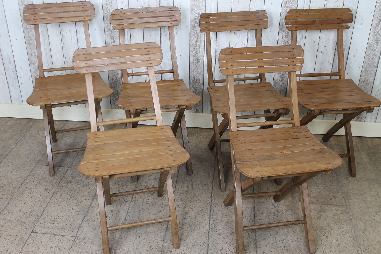 VINTAGE COUNTRY FARMHOUSE STYLE FOLDING CAFE CHAIRS LARGE QUANTITY eBay