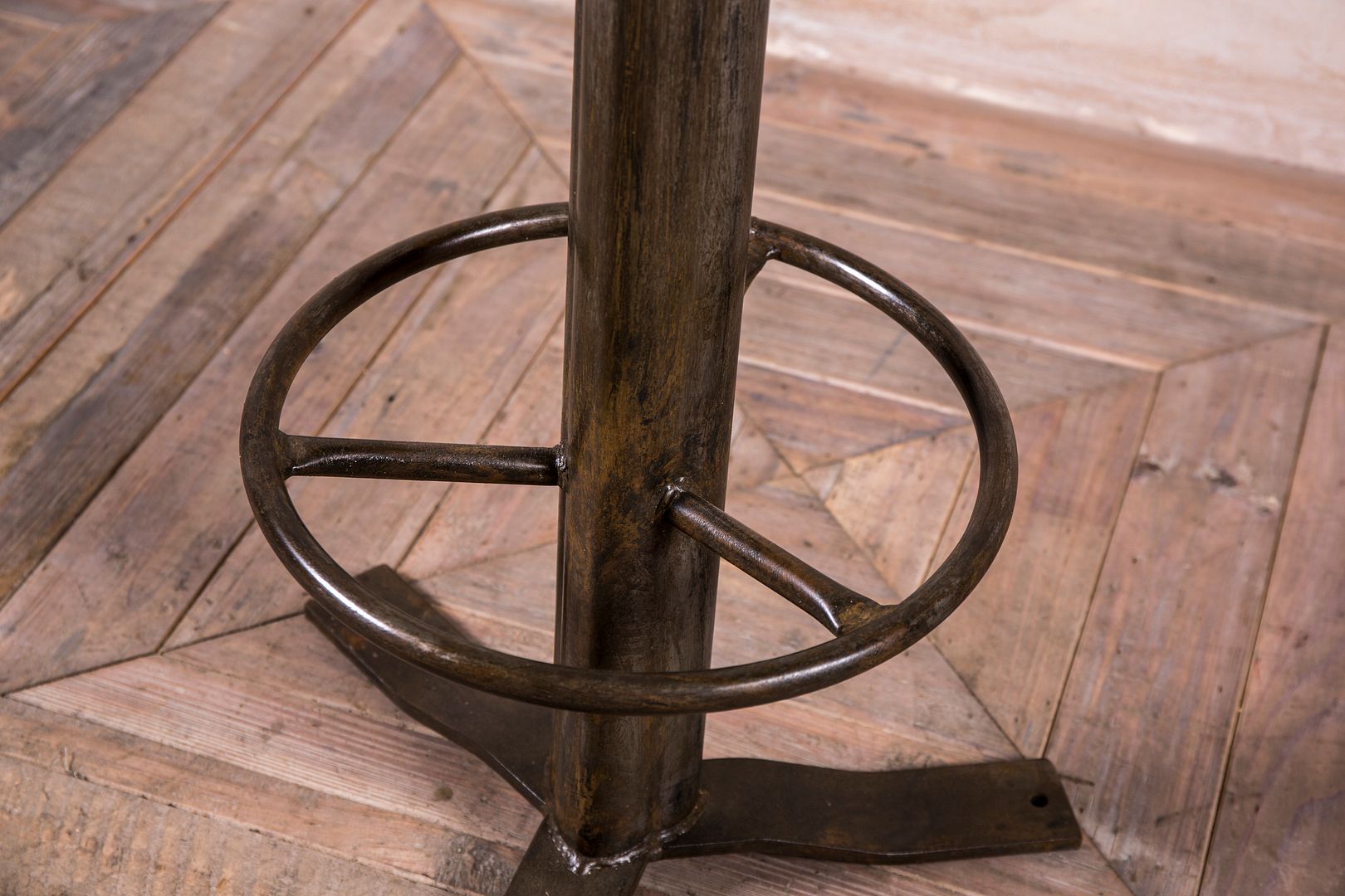 RECLAIMED INDUSTRIAL BAR STOOLS BRIGHTLY COLOURED UPHOLSTERED VINTAGE