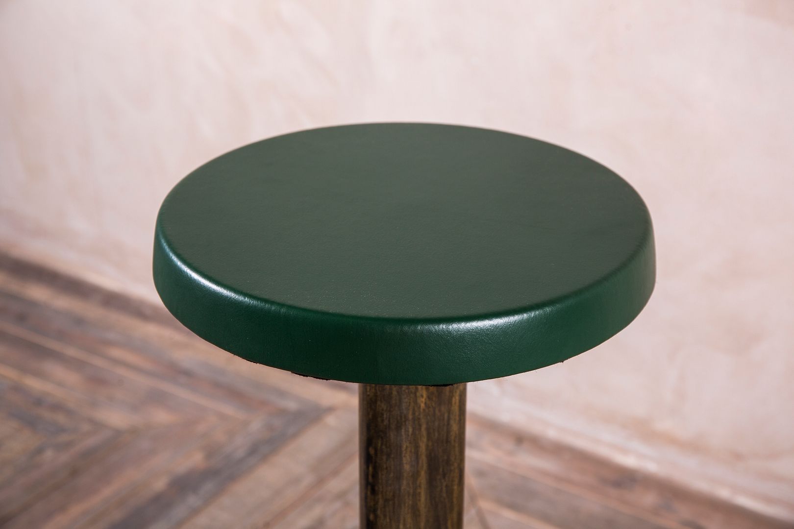 RECLAIMED INDUSTRIAL BAR STOOLS BRIGHTLY COLOURED UPHOLSTERED VINTAGE