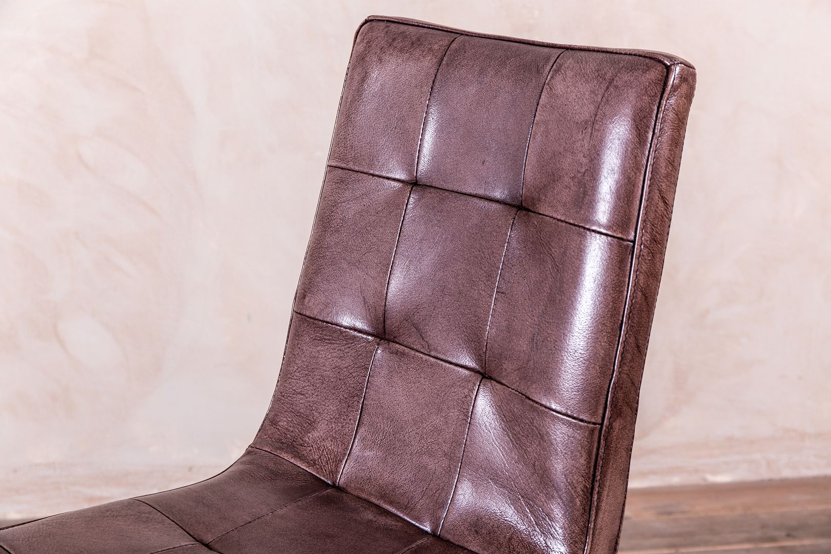 LEATHER DINING CHAIR IN TAN, YELLOW, CLAY OR BLUE eBay