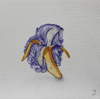 banana,troy archer,illustration,retrospect