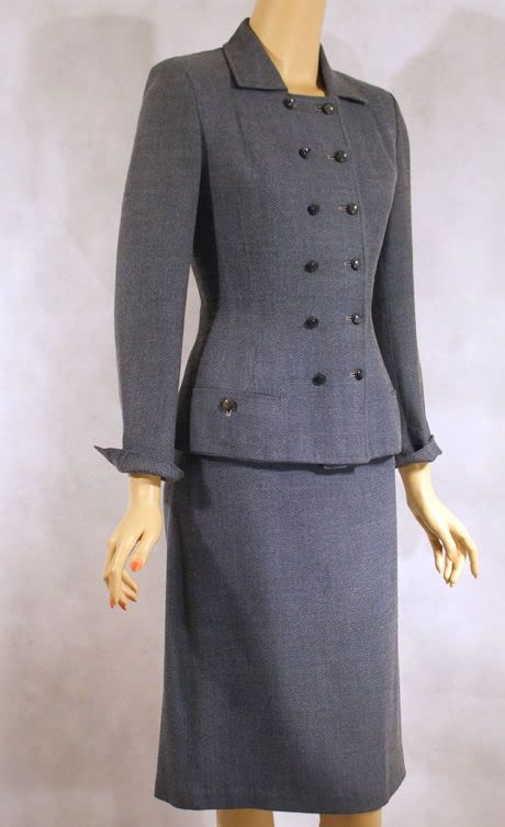 Vintage Reflections: Exquisite Women's Skirt Suits - Circa 1940s through Early 1960s