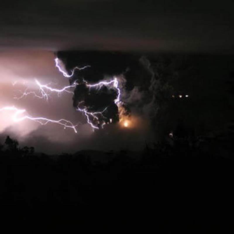 ufo over chaiten volcano(CHILE) Pictures, Images and Photos