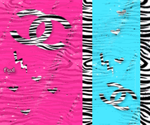 zebra print and chanel Myspace Backgrounds