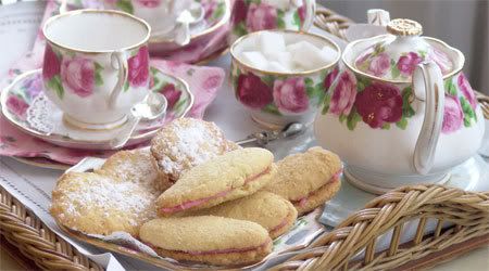 tea and biscuits Pictures, Images and Photos