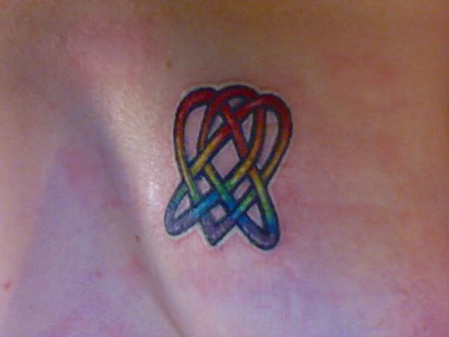 a celtic love knot, on my left breast. Comment on hheath541's Answer: