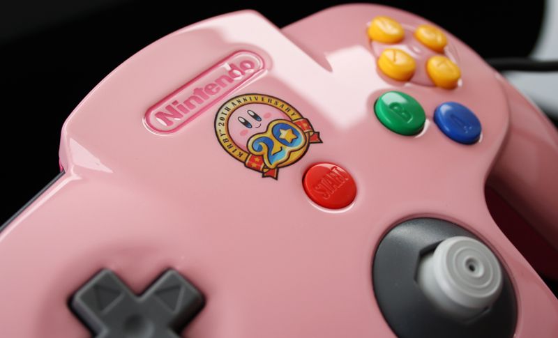 Na Fa Custom Kirbys 20th Anniversary N64 Controller Ended 0703