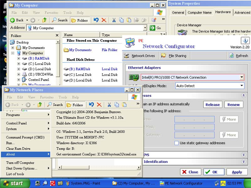 UBCD4WIN - Cd de Arranque para arreglar windows XP
