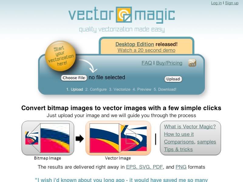 Vector Magic - Convierte tus imagenes a Vectores