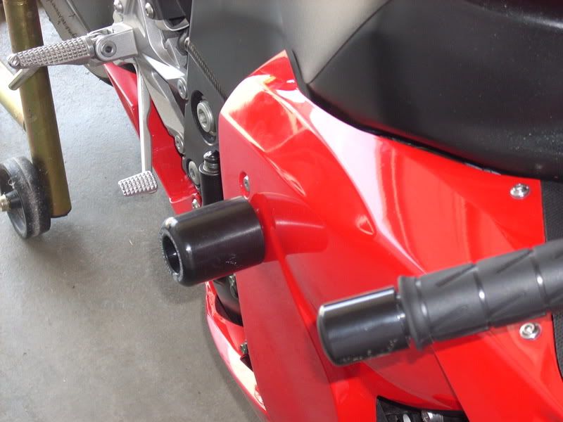 R&G Frame sliders INSTALLED (finally) Kawasaki Motorcycle Forums