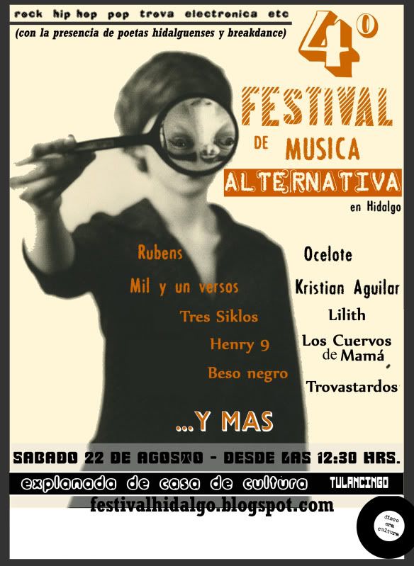 4to. festival de musica alternativa en hidalgo mexico