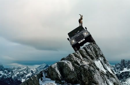 land rover poster