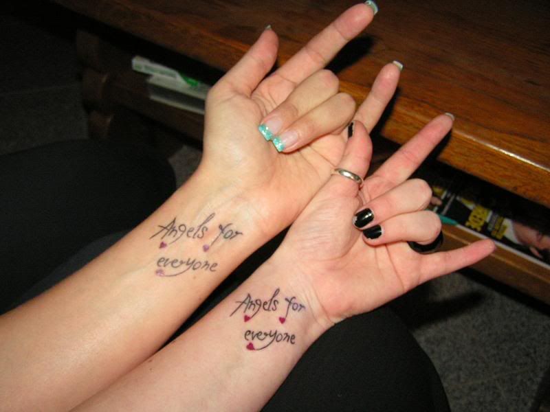 friendship tattoos quotes. AFI friendship tattoos.