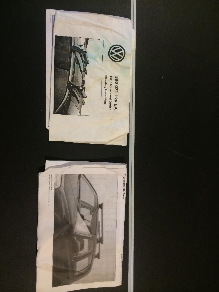 FS OEM Silver Votex Snowboard Roof Rack VW Vortex Volkswagen Forum