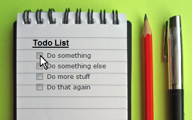 todo list