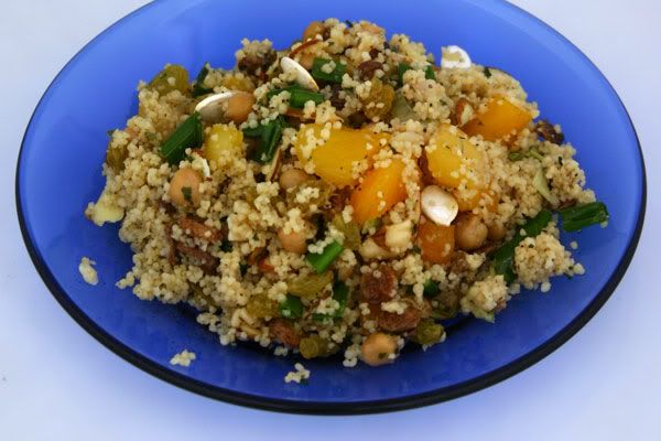 Couscous, Nut and Chickpea Pilaf Pictures, Images and Photos