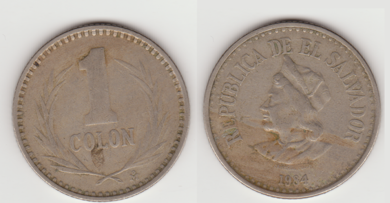 Como se extraña al Colon salvadoreño, mi coleccion + yapa Como se extraña al Colon salvadoreño, mi coleccion + yapa