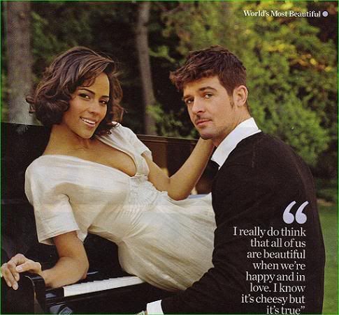 ROBIN THICKE AND PAULA PATTON IN PEOPLE