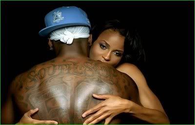 CIARA AND 50 CENT EMBRACE