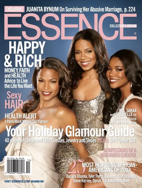 NIA LONG SANAA LATHAN AND GABRIELLE UNION ON THE COVER OF ESSENCE