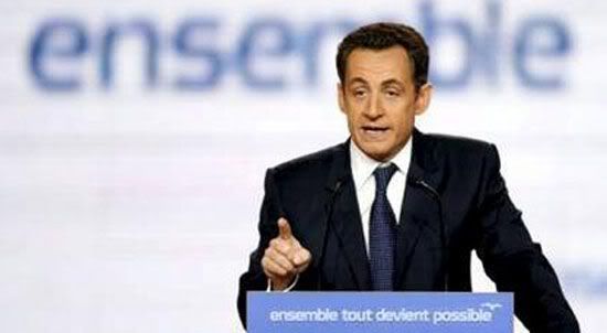 nicolas sarkozy. sent by Nicolas Sarkozy to