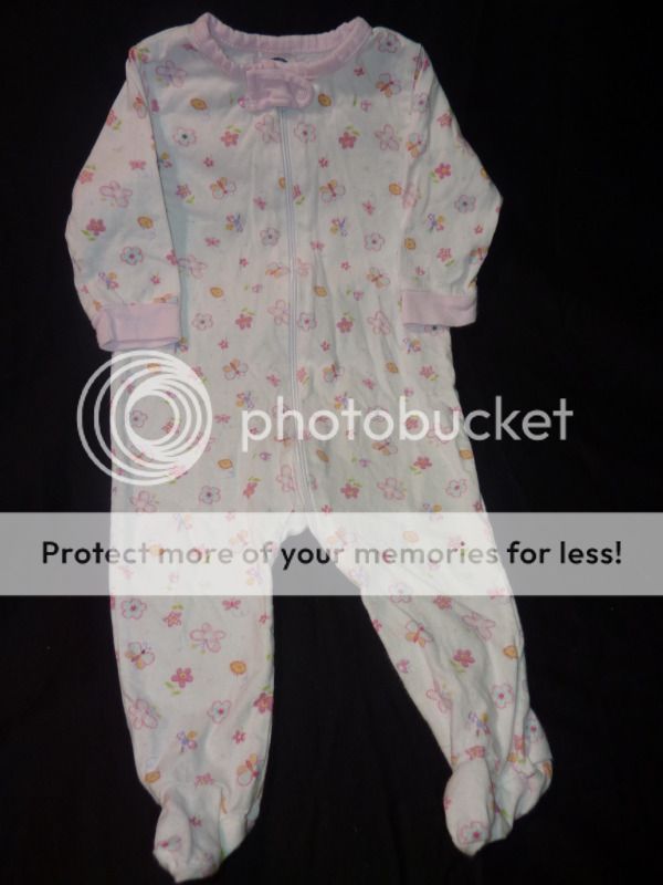   Girl Clothes Footed Pajamas/Pjs/Sleepwear/3 6 Months Spring/Summer Lot