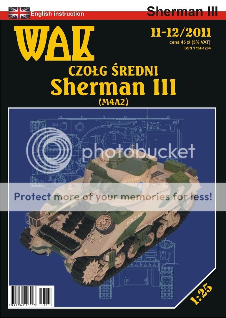 [new] WAK - Sherman III (M4A2) - PaperModelers.com