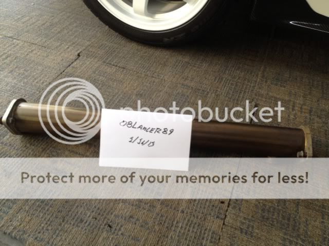 AMS test pipe for sale or trade | Mitsubishi Lancer Evolution Forum