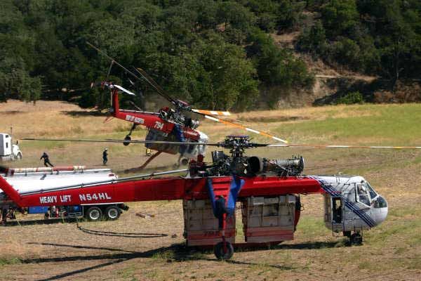 CH-54 Skycrane crash Photo's - AvCom