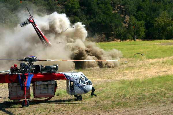 CH-54 Skycrane crash Photo's - AvCom