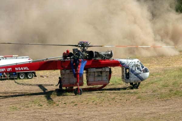 CH-54 Skycrane crash Photo's - AvCom