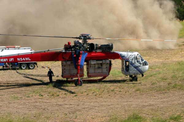 CH-54 Skycrane crash Photo's - AvCom