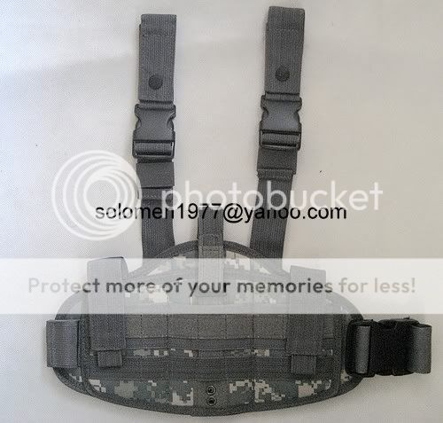 New Molle Versatile Thigh Holster ACU Digital  Airsoft  