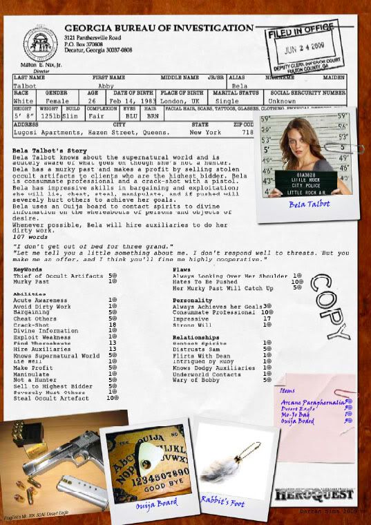 buffy character sheet