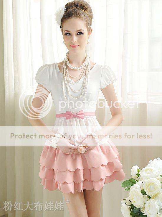 Princess Lolita Cute Sweet Gothic Nana PUNK High waist Cake Mini Skirt ...