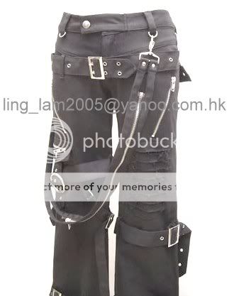 Japan Kera VISUAL kei PUNK Emo Buckle Pants Trousers  